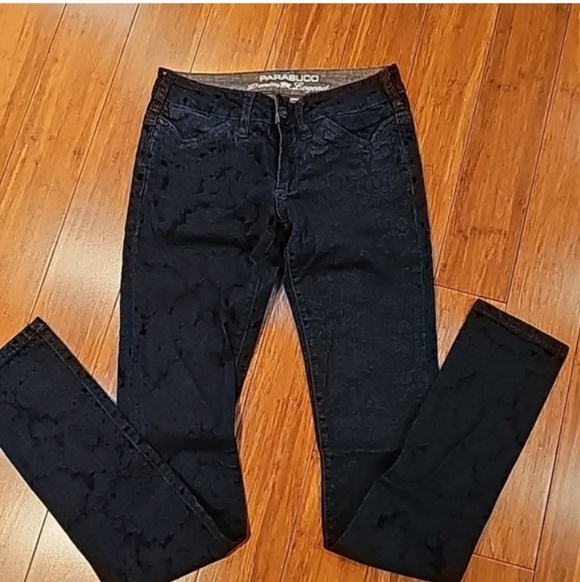 Parasuco Blue Patterned Jeans - Picture 8 of 13